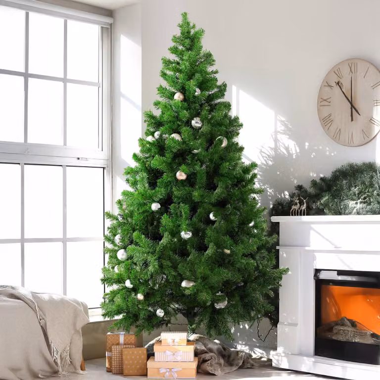 Dmora Albero di Natale Evergreen 300h cm Verde, 3015 Rami Apertura Rami Singoli