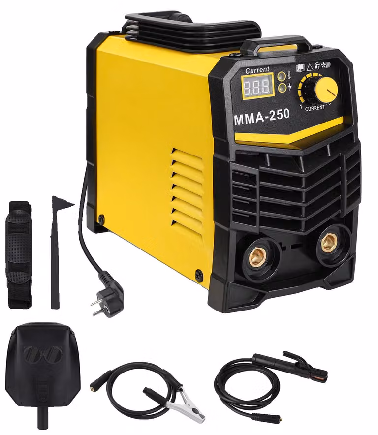 Saldatrice, design portatile, display digitale, MMA-250
