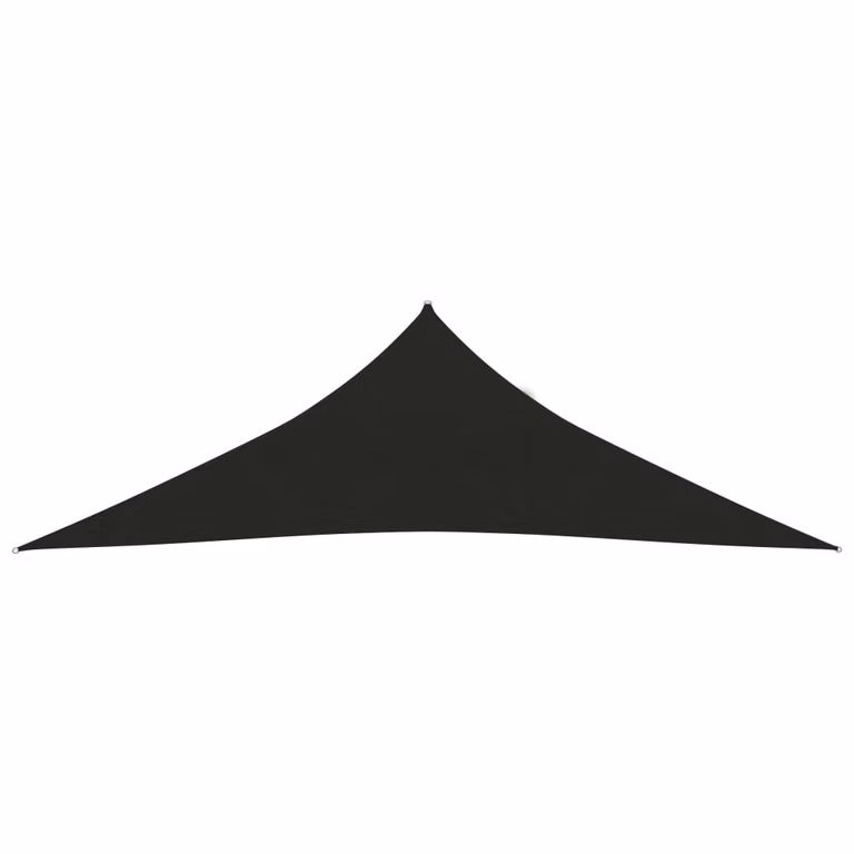The Living Store Tenda da sole 160 g/m² Nero 2,5x2,5x3,5 m HDPE