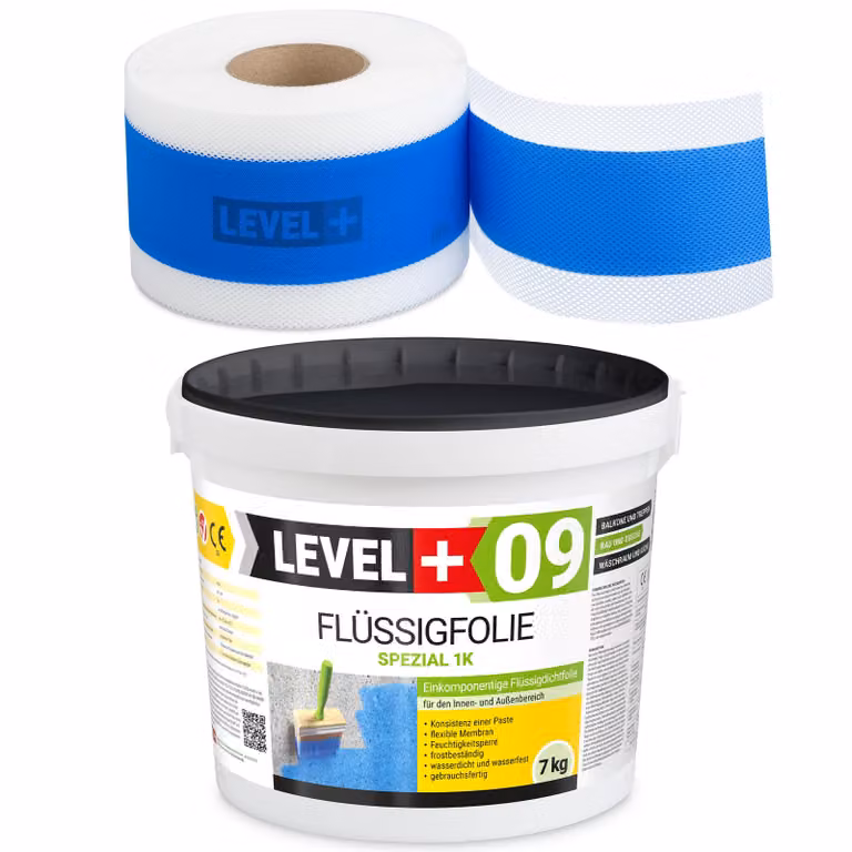 Nastro sigillante 7kg liquido 5m set di sigillatura per doccia bagno balcone barriera d'acqua SET81