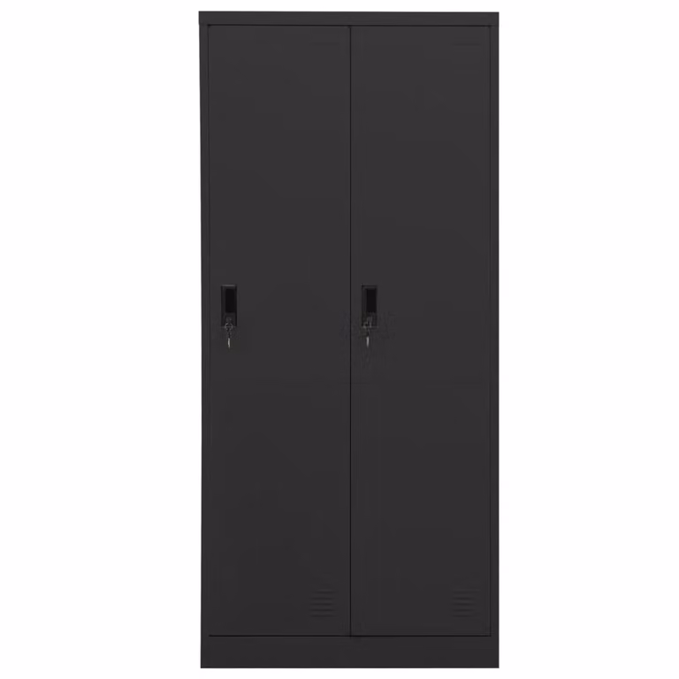 Armadio antracite 80x50x180 cm in acciaio