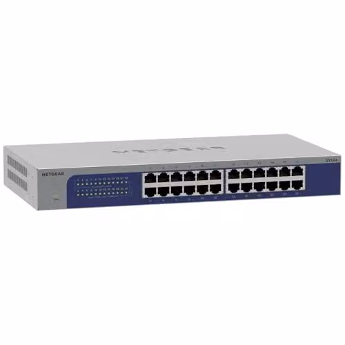 NETGEAR Switch Ethernet 24 Porte, Switch Gigabit Non Gestito GS524