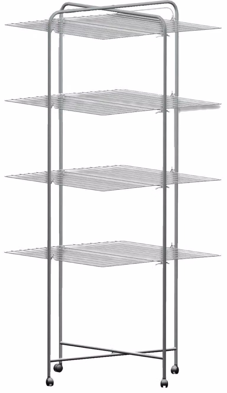 stendibiancheria a torre 'eric 4' cm 70x70x165h