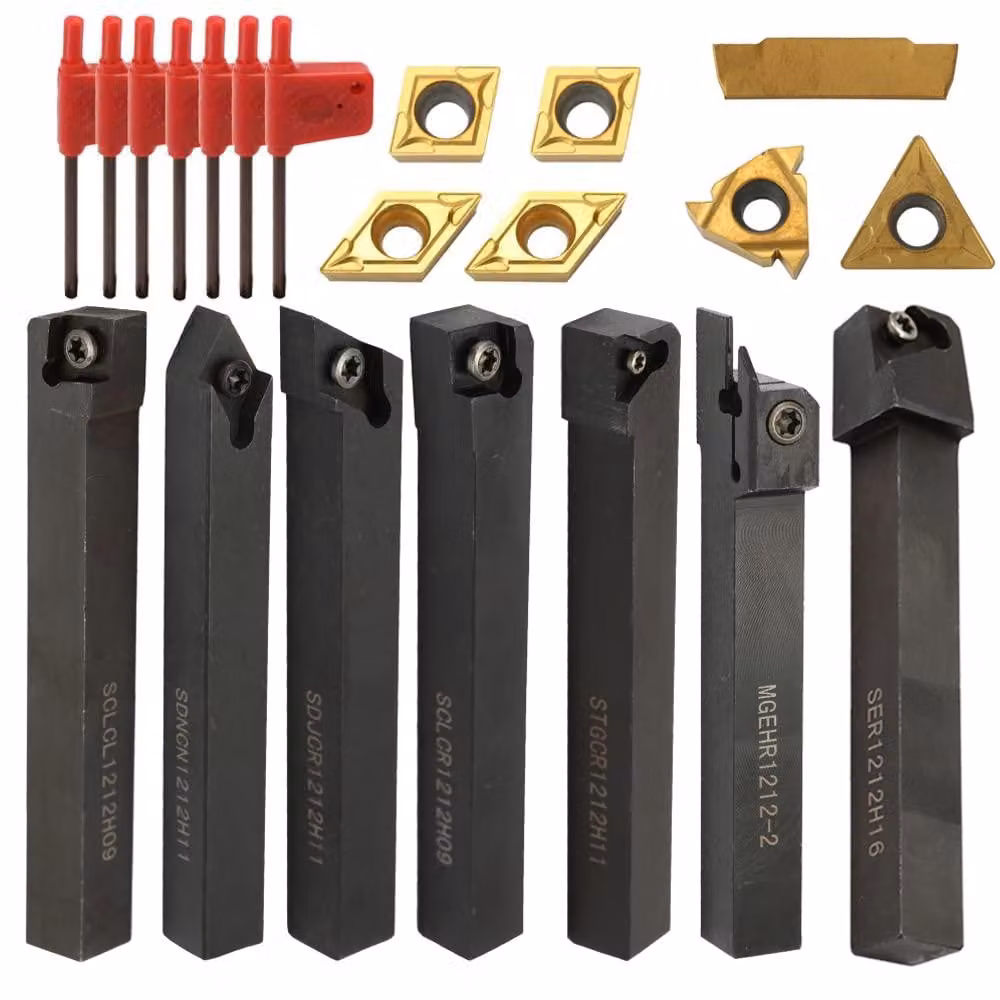 Set di chiavi a bussola fai-da-te da 16 mm, composto da 7 pezzi con inserti in metallo duro