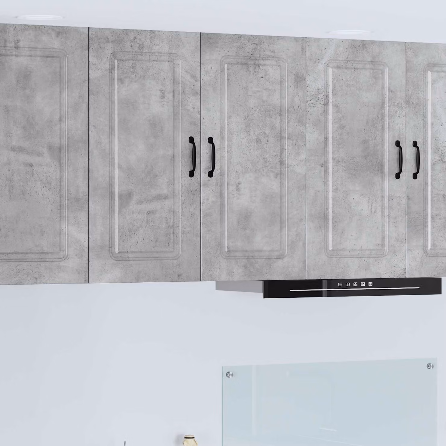 vidaXL Pannello per lavastoviglie Kalmar Grigio, L: 80 cm, P: 31 cm, H: 80 cm