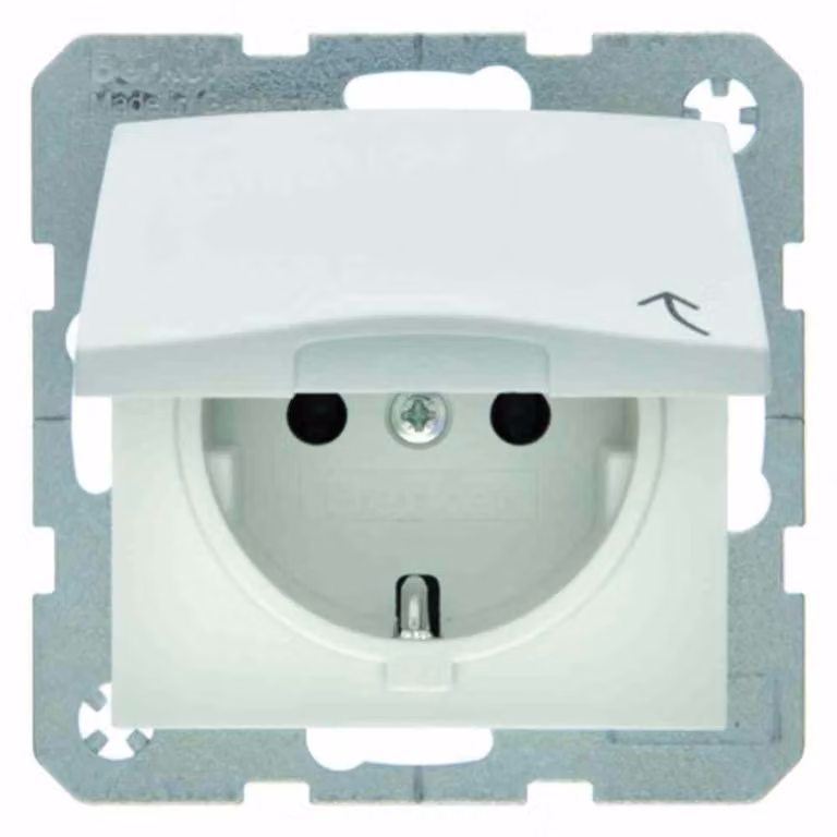 Presa Schuko Berker con coperchio incernierato 47511909