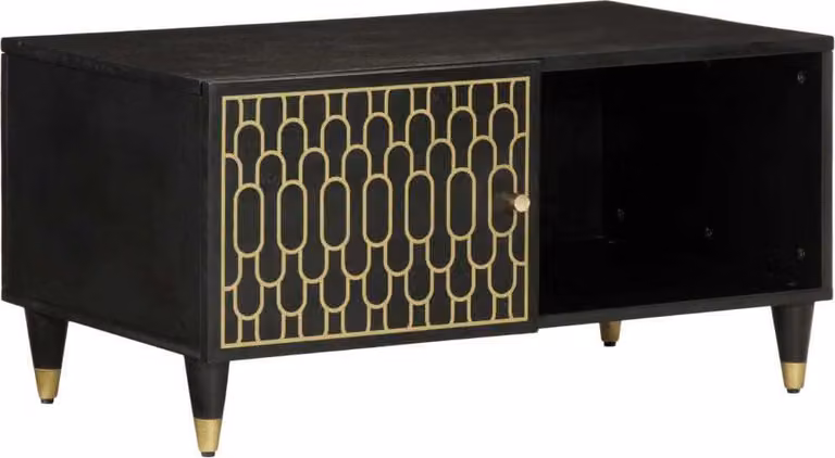 Maison Exclusive - Tavolino da caffè 80x50x40 cm, in legno massello di mango