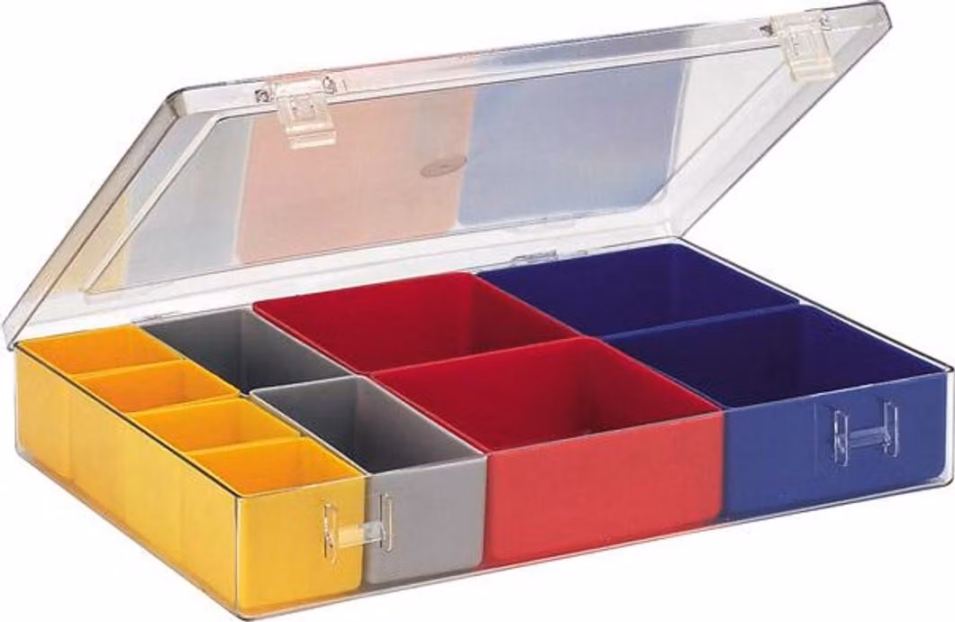 Scatola d'assortimento con coperchio 307x225x50 mm tipo 4.01