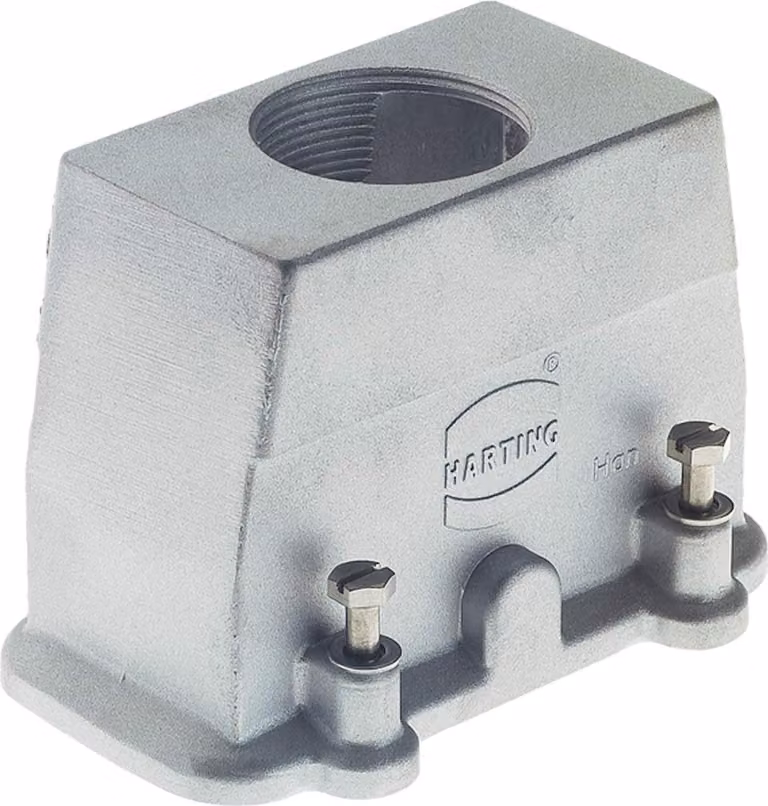 HARTING Han 16B EMC connettore femmina, 1xPG29 uscita cavo diritta, chiusura a vite - 1 pezzo