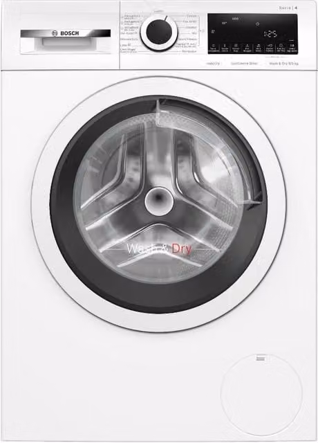 Lavasciuga Bosch Serie 4 WNA144V0IT Bianco, Capacità Lavaggio 9 Kg e Asciugatura 5 Kg, 1400 Giri, Classe E, H 84,8 x L 59,8 x P 59,8 cm