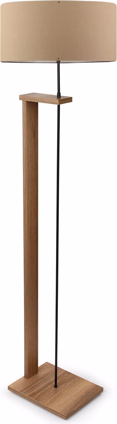Opviq, AYD-2823, lampada da terra, marrone chiaro, PVC, 21 x 38 x 150 cm