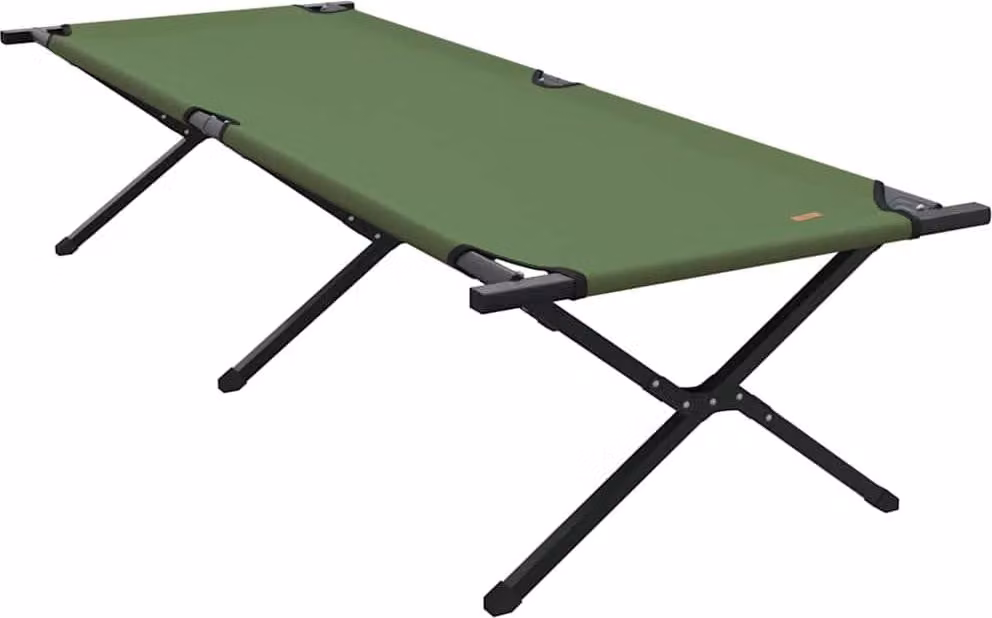 Letto da campeggio pieghevole Verde 210 x 80 x 46 cm