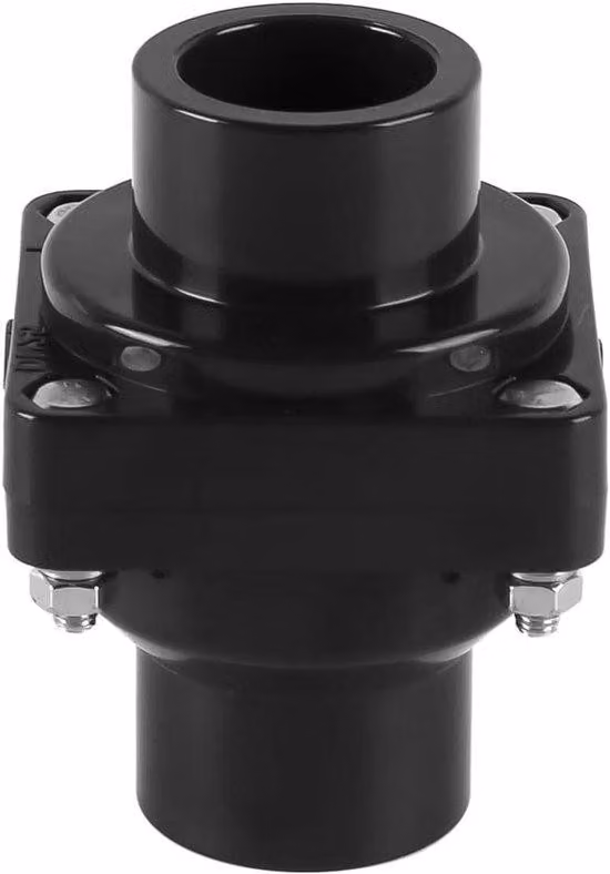 Valvola di non ritorno da 32 mm per pompa sommersa e filtro per acque reflue, raccordo in PVC