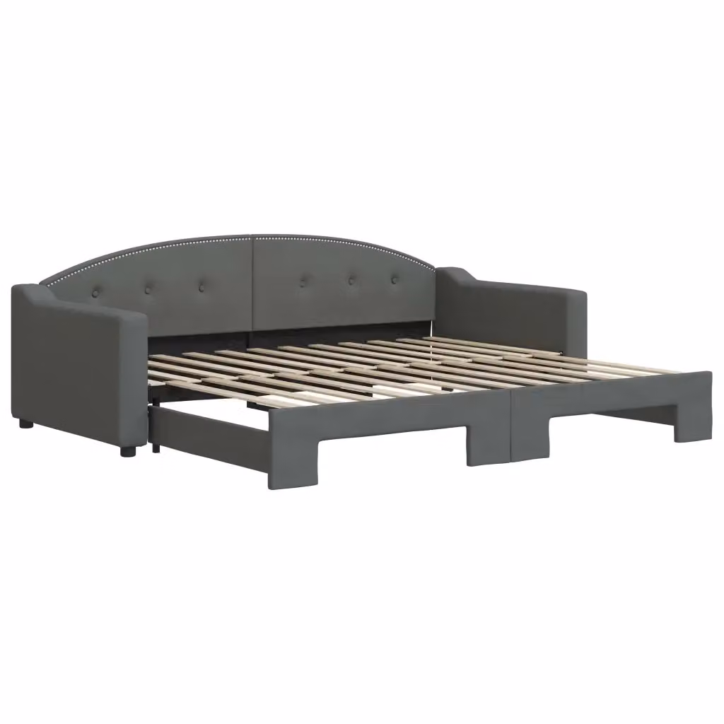Divano Letto Moderno vidaXL Grigio per Soggiorno e Camera da Letto – 2