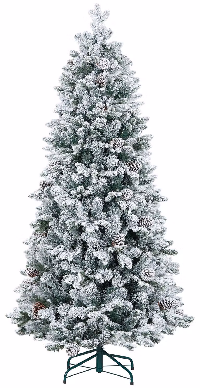 Albero di Natale artificiale - Albero di Natale decorativo - Albero di Natale con rami - Albero di Natale innevato
