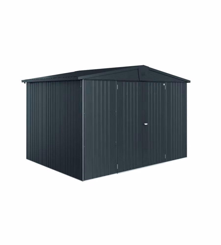 Biohort Casetta da Giardino Europa 5 - Grigio Scuro Metallizzato - 316x228 cm