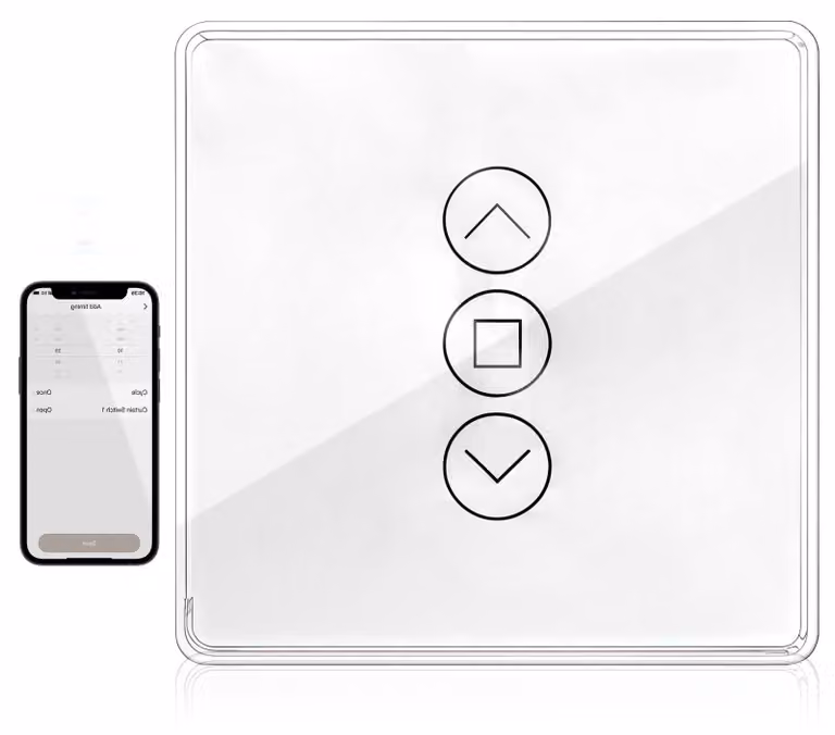 Interruttore per avvolgibili smart Wi-Fi con timer e controllo vocale