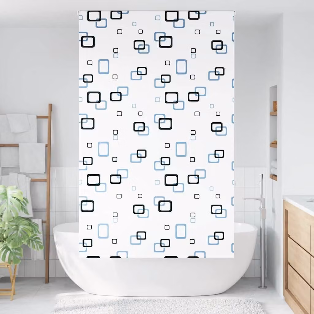 vidaXL Tenda a Rullo Doccia 140x240 cm Larghezza Tessuto 136 cm