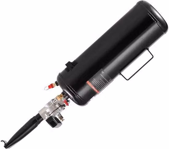 Pompa per pneumatici elettrica, capacità 2,1 galloni / 8 litri, dispositivo di gonfiaggio manuale, pressione 87-116 PSI, adatta per auto, SUV, furgoni leggeri, e-bike, camper e ATV