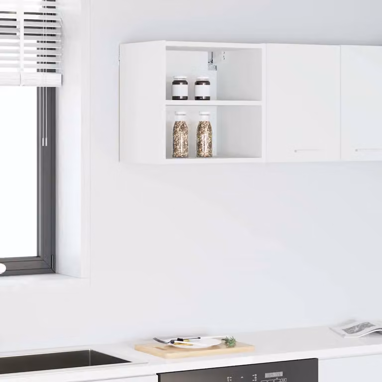 vidaXL Armadio pensile da cucina moderno in MDF Bianco L 40 cm x P 29,5 cm x H 40 cm