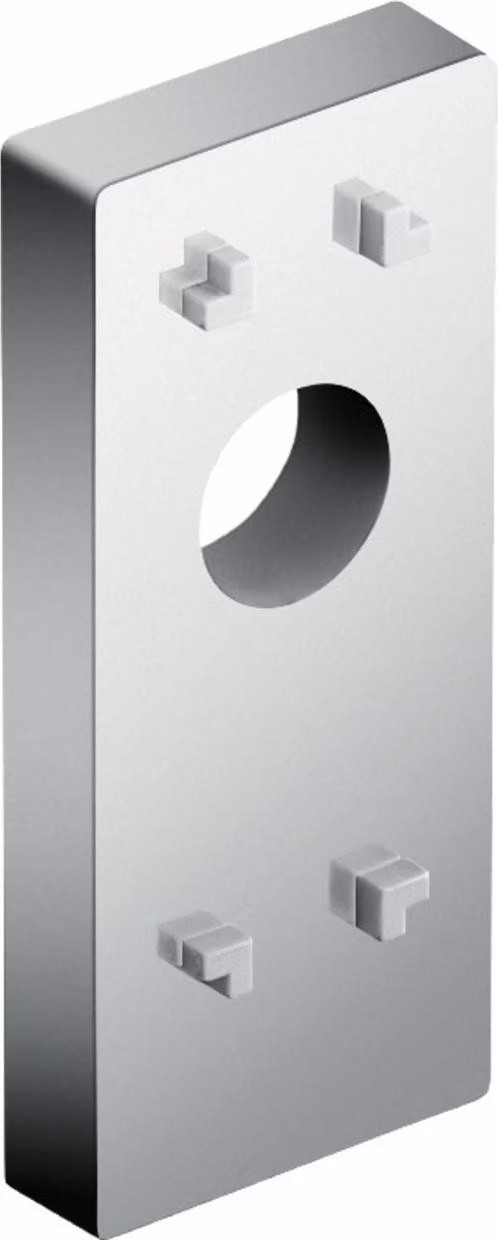 Disco livellatore per piastrelle Hansgrohe Axor Uno per set doccia