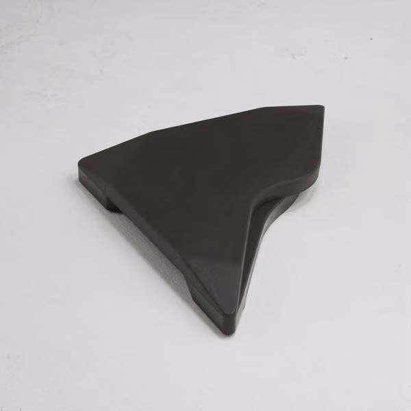 Base per ombrellone con peso grigio, 48x48cm