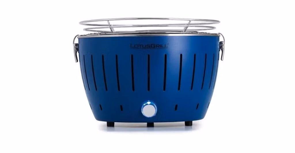 LotusGrill G-TB-280 LotusGrill S Barbecue Elettrico Portatile da Tavolo in Acciaio Inox colore Blu Scuro – 2