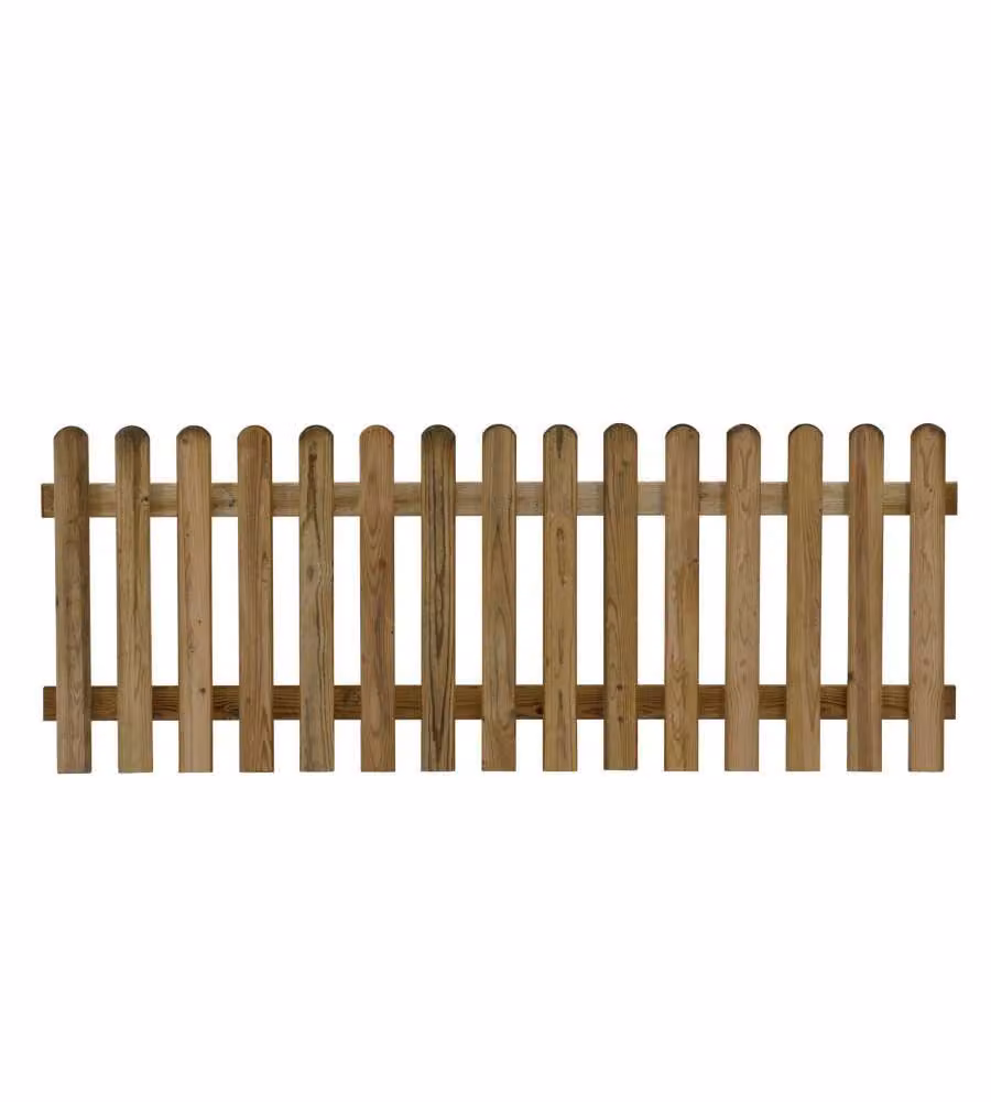 Recinzione in Legno di Conifera Naturale 180x70 cm per Giardino - Pircher