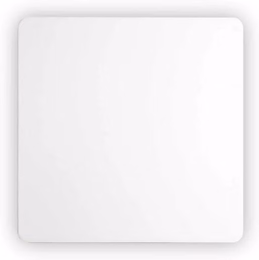Lampada Da Parete Ideal-Lux Cover Ap D20 Square Bianca in Metallo con LED