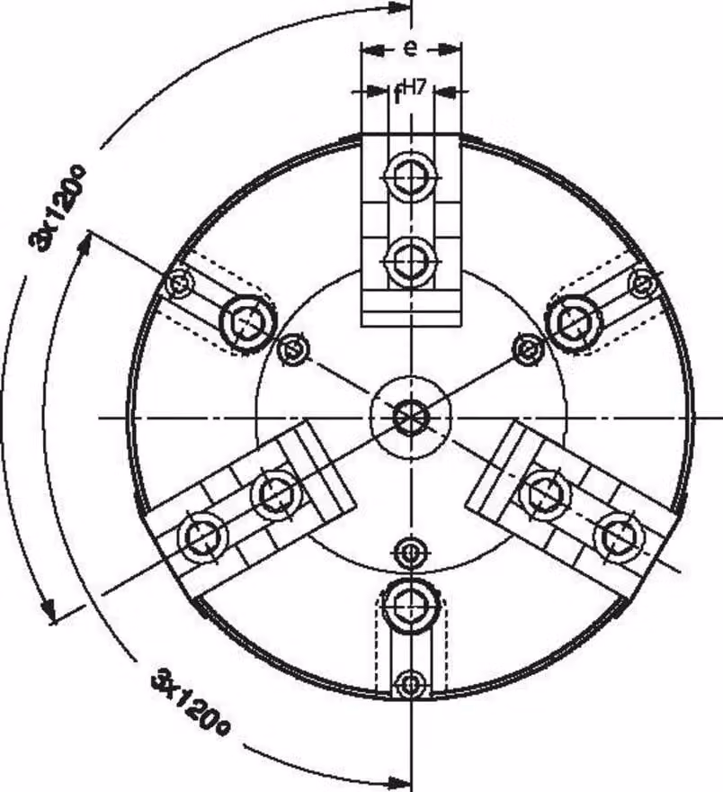 Mandrino di potenza KFD-85/3 KV 123110