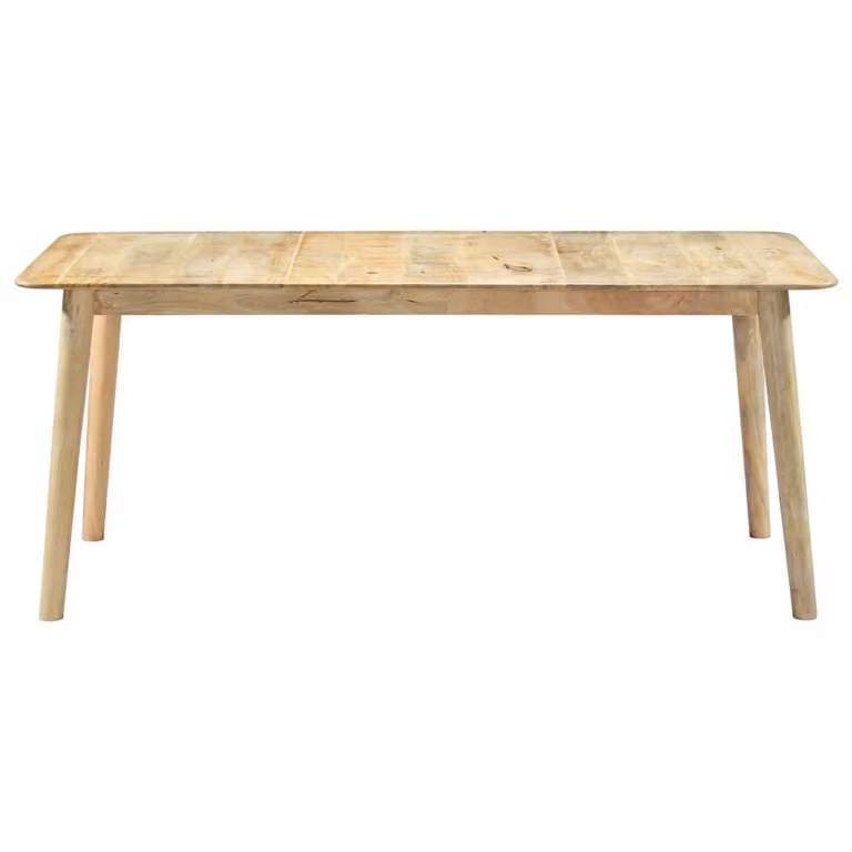 vidaXL Tavolo da pranzo 180×90×76 cm in legno massiccio di mango