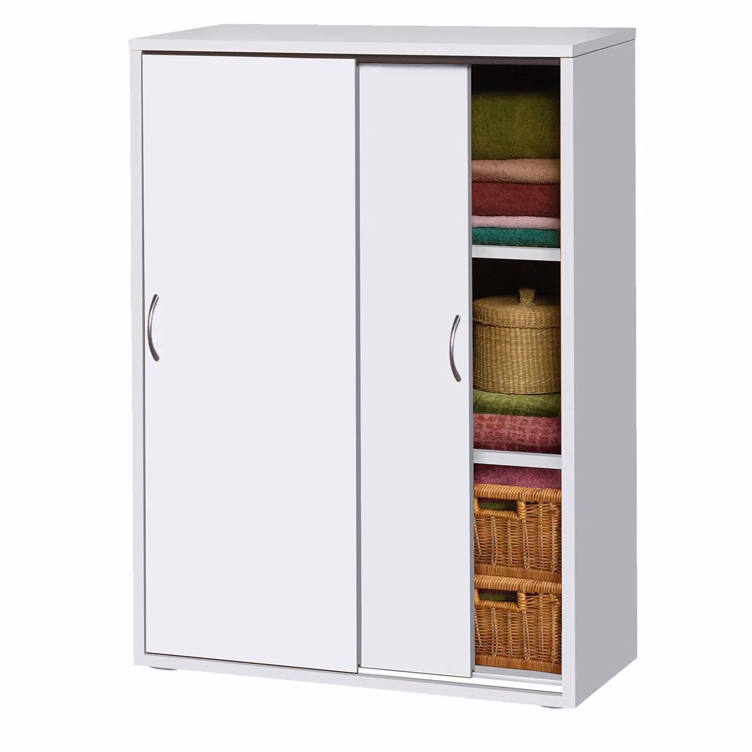 Idea Comodino a cassetti 601 bianco