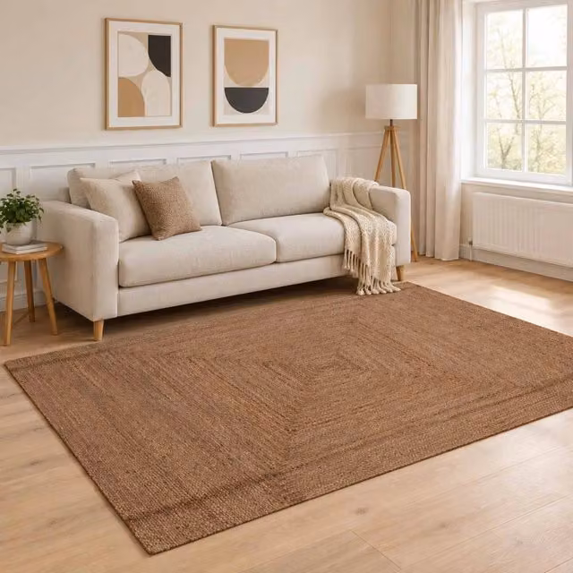 Tappeto da Area Grigio 200 x 290 cm Juta 42010420
