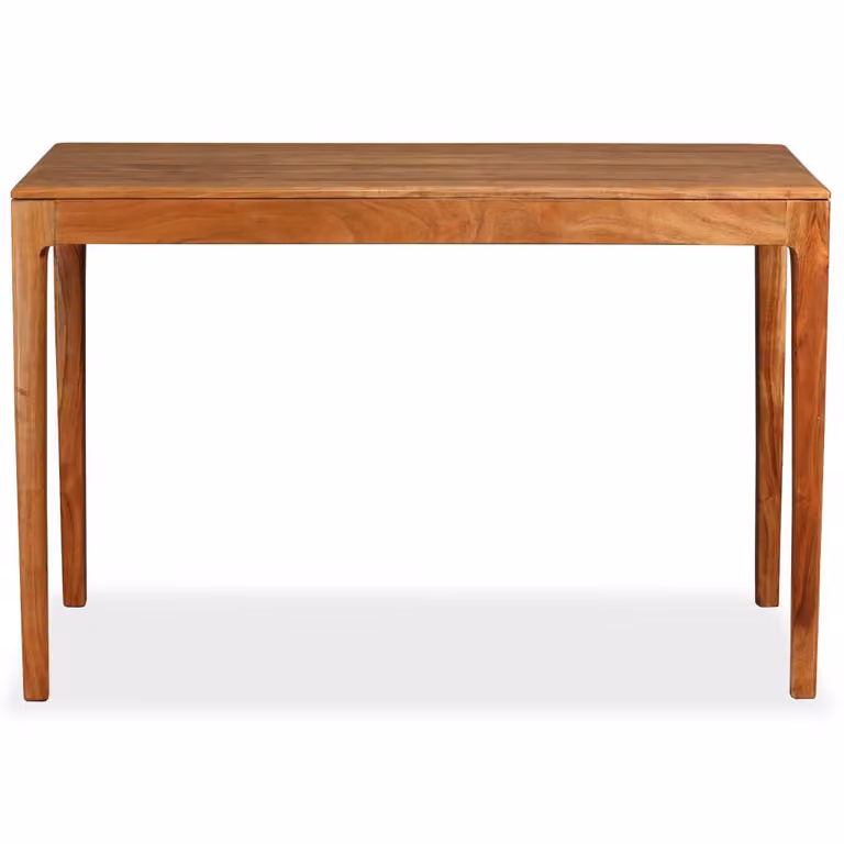 vidaXL Tavolo da pranzo in legno massiccio riciclato 118 x 60 x 76 cm