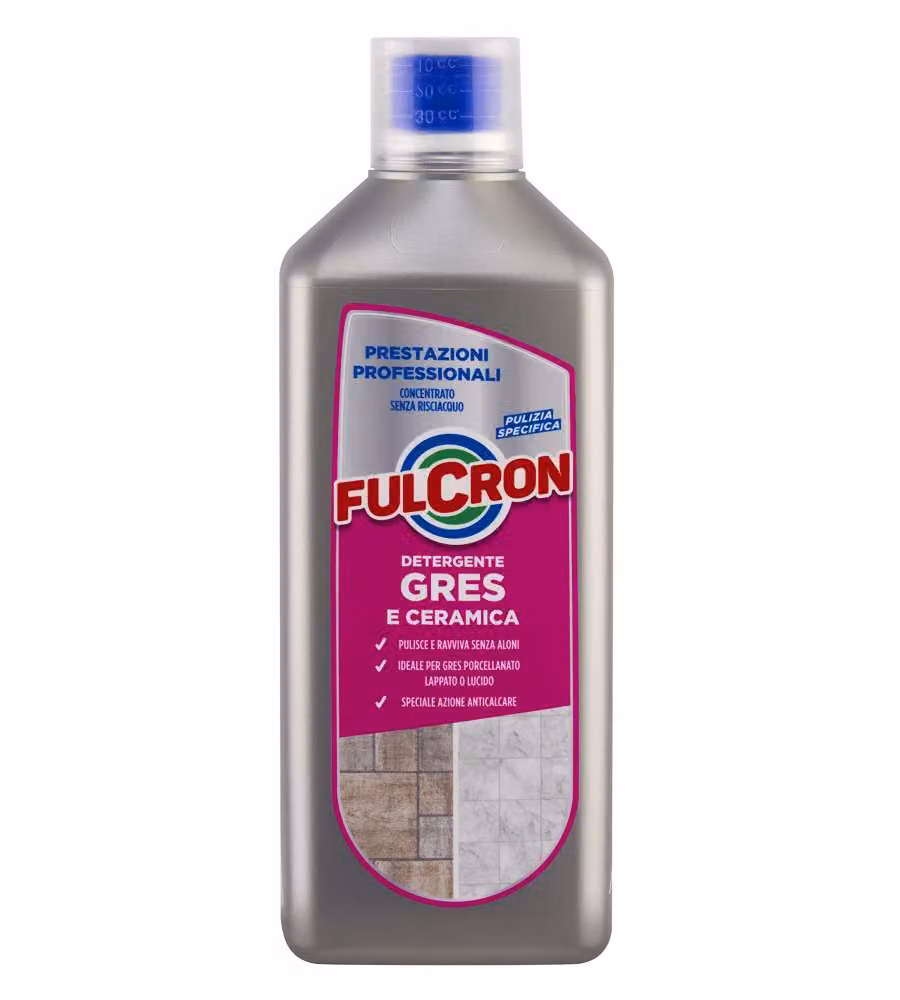 Fulcron Detergente Concentrato Pavimenti Gres e Ceramica - 1L