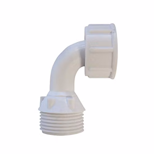 Idrobric Raccordo Lavatrice - Bianco - Ø 3/4"