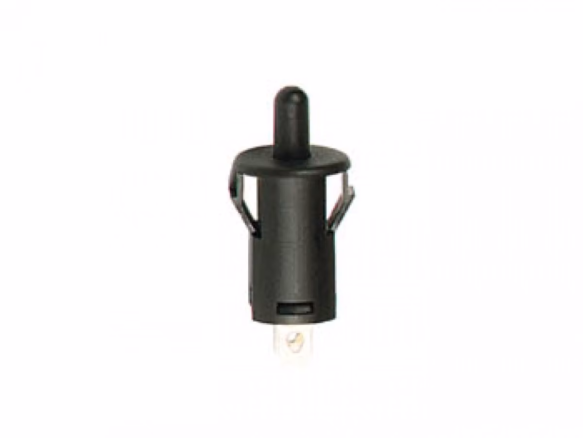 Pulsante - spento (acceso) - colore nero - 1 a - 250 v