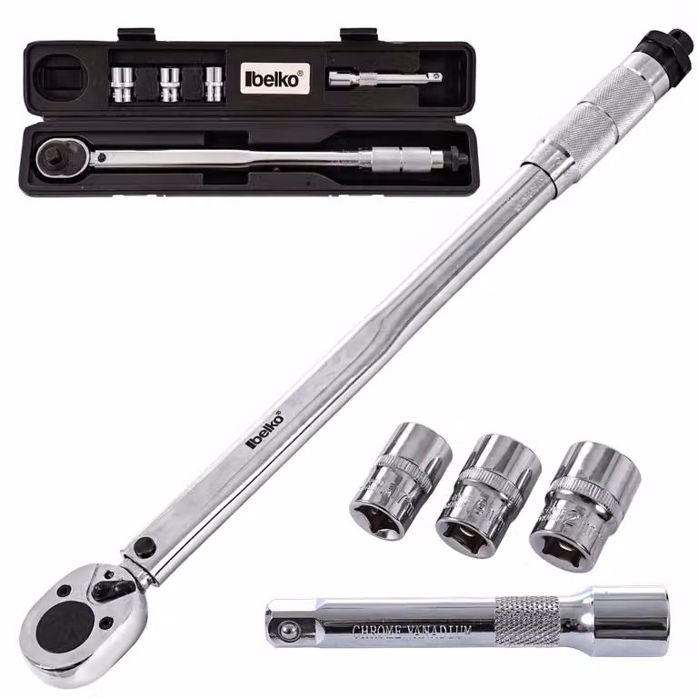 Chiave dinamometrica - Attacco 1/2 pollice - 28-210 Nm - Set da 6 pezzi - Tolleranza ± 4%