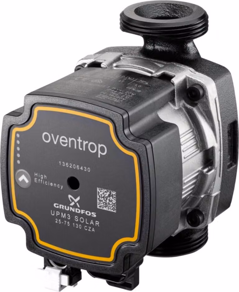 Pompa ad alta efficienza Oventrop 130 mm Grundfos UPM 3 Solar 25-75 PWM C 130