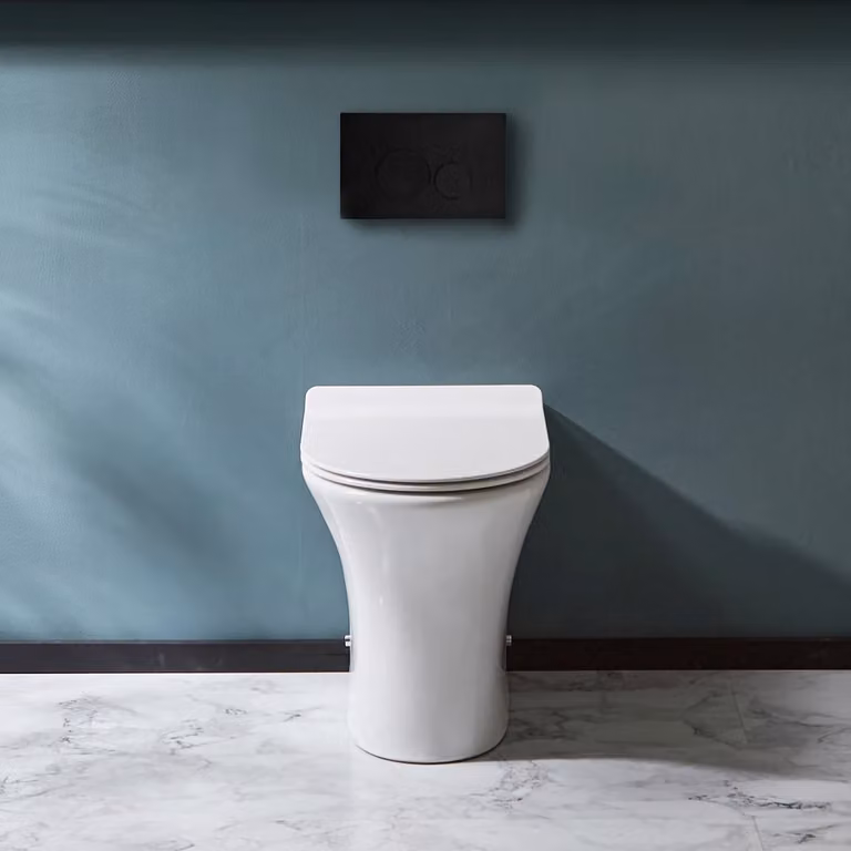 Sanitario WC Moderno a Parete con Sedile a Chiusura Ammortizzata