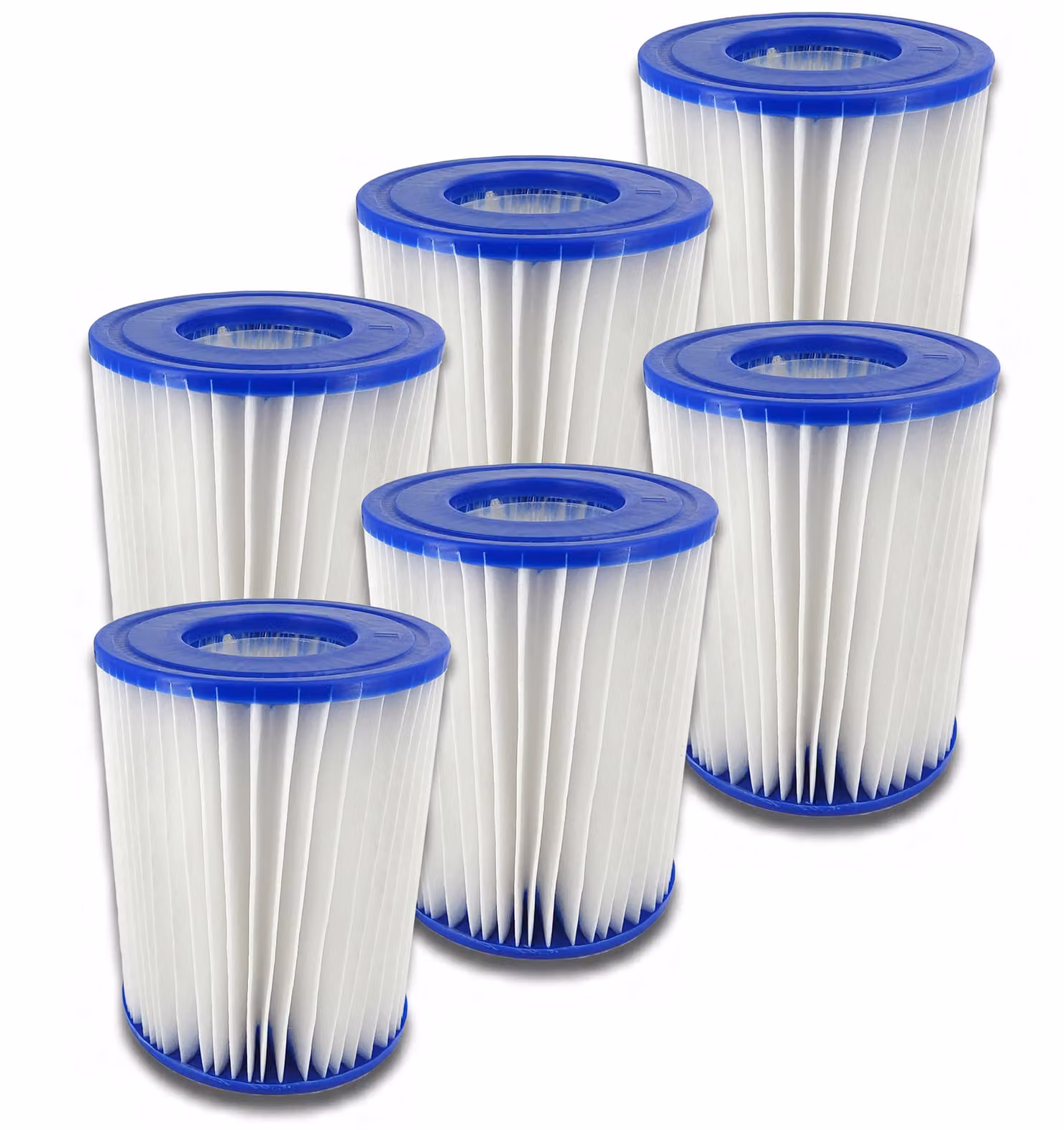 Set da 6 filtri per piscina, misura 2, Bestway 58094, cartuccia filtrante, pulizia