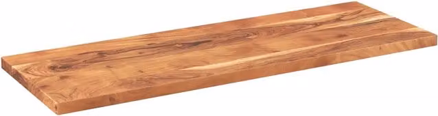 Piano per tavolo rettangolare in legno massello di acacia marrone vidaXL L 140 x P 60 x H 3,8 cm