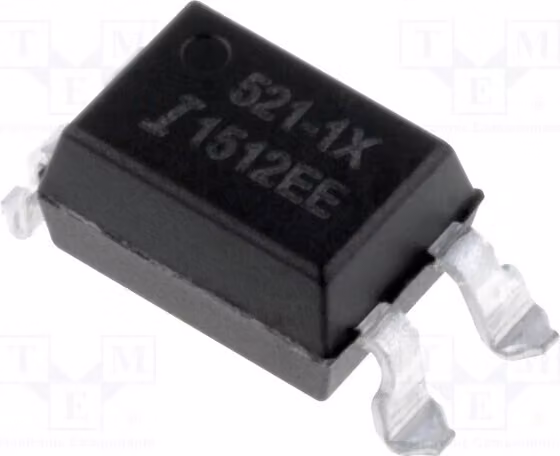 2 optoaccoppiatori Uce: 55V, modello TLP521-1XSM. Optoaccoppiatori con uscita a montaggio superficiale (SMD). Canali: 1
