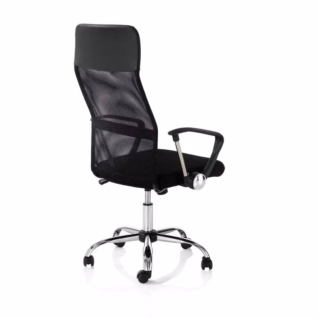 Poltrona direzionale da ufficio GEMMA AQA DESIGN nero con poggiatesta e braccioli – 2