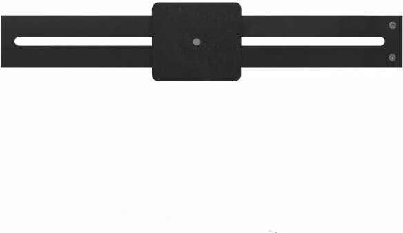 NEW 2024 - Righello per marcatura in alluminio nero 300 mm
