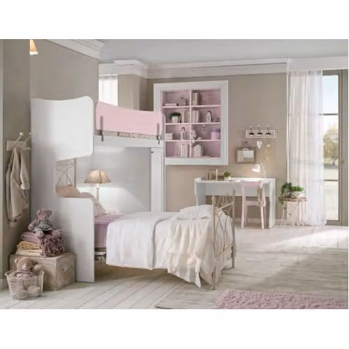Libreria sospesa classica con cornice Colombini Casa L143