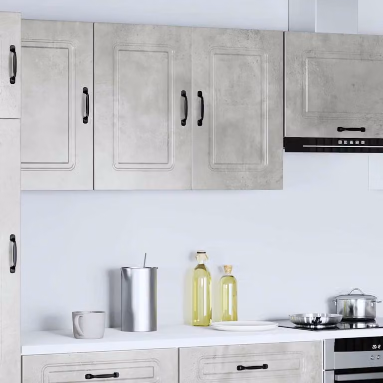 Pensile da Cucina Kalmar Grigio Cemento in Legno Multistrato