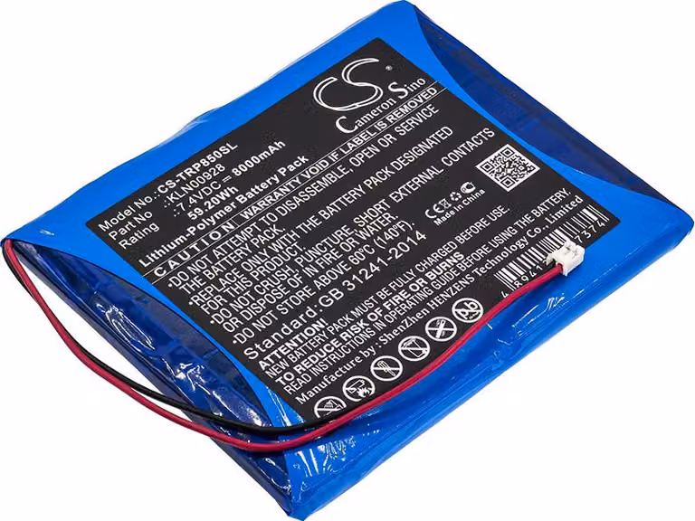 TECHTEK Batteria compatibile con [Trimble] SPS850 Modular Receiver, SPS851 Modular Receiver, SPS852 Modular Receiver, SPS855 Modular Receiver sostitu