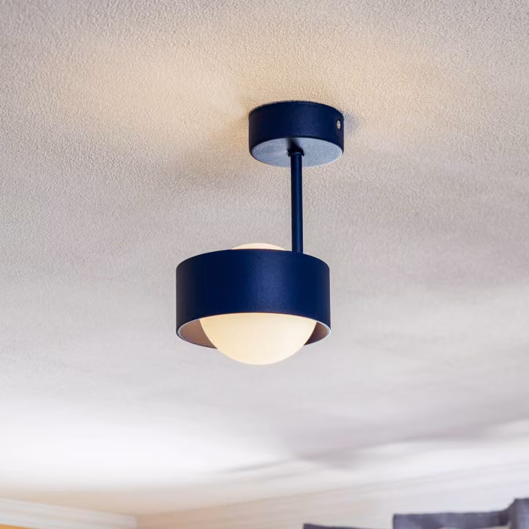 Plafoniera soffitto Mado Argon, dimmerabile, Blu, Soggiorno / Sala da pranzo, Metallo, Moderno, Plafoniera