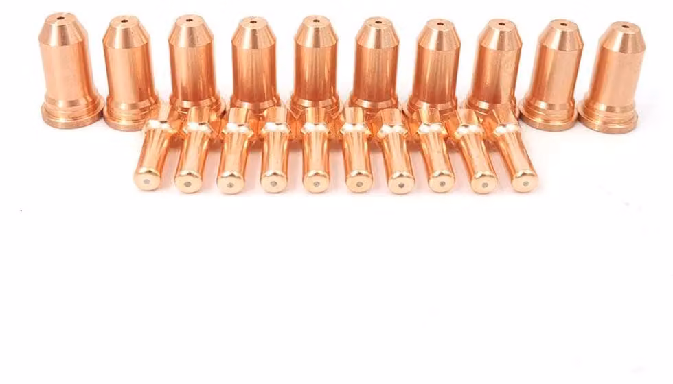 Set di 10 elettrodi e ugelli per saldatrice al plasma